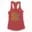 Aaaha Nama Oorula Ipdi Oru Arivaaliya Women's Racerback Tank in Solid Red Color